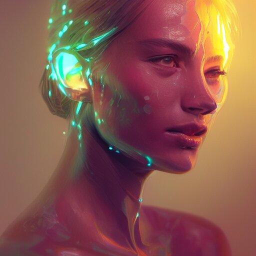 the neural network draws itself,unreal engine, octane render, trending on artstation, highly detailed, studio lighting, professional