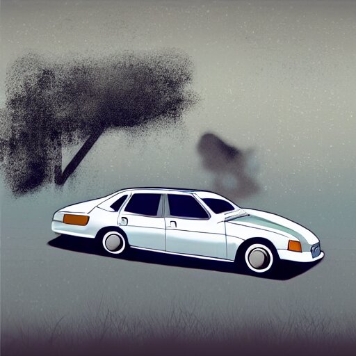 Car driving illusion video