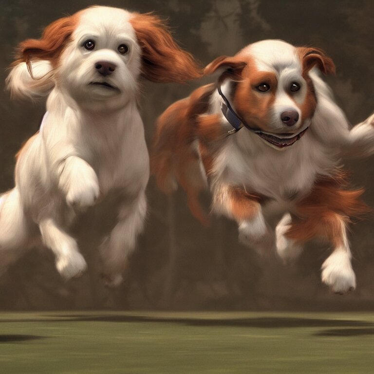 A muscular dog running  , Fernando Botero, cinematic lighting, photorealistic image,  8k, ultra detailed, high resolution,