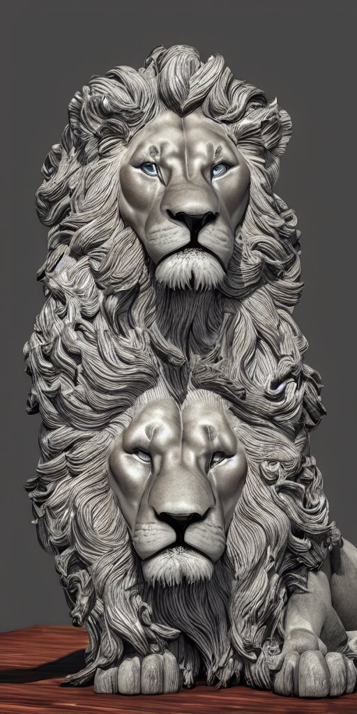 turn the lion statue into a deity