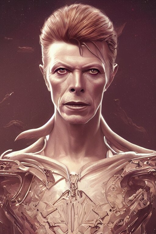 Ultra realistic illustration, david bowie from diablo and baldurs gate, intricate, elegant, highly detailed, digital painting, artstation, concept art, smooth, sharp focus, illustration, art by artgerm and greg rutkowski and alphonse mucha