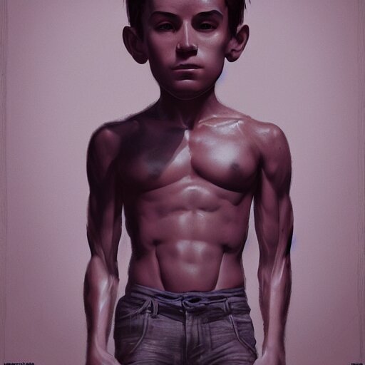 muscular child