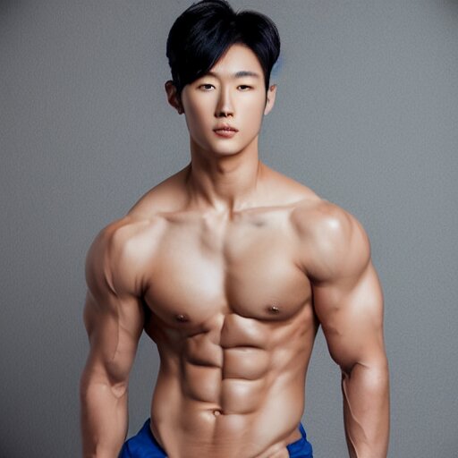 Handsome bodybuilder