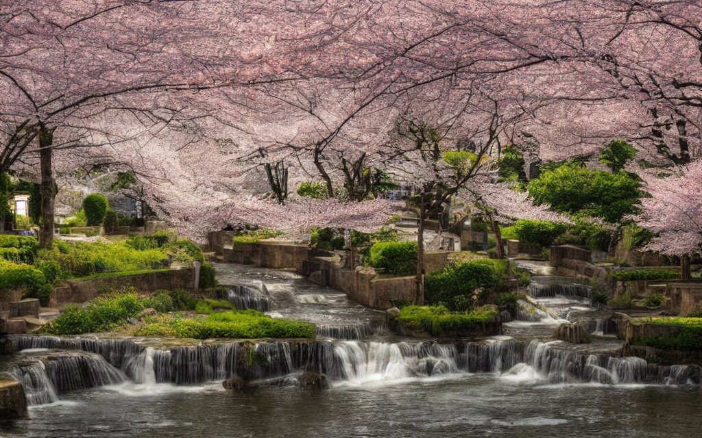 Japan Lake scenery 