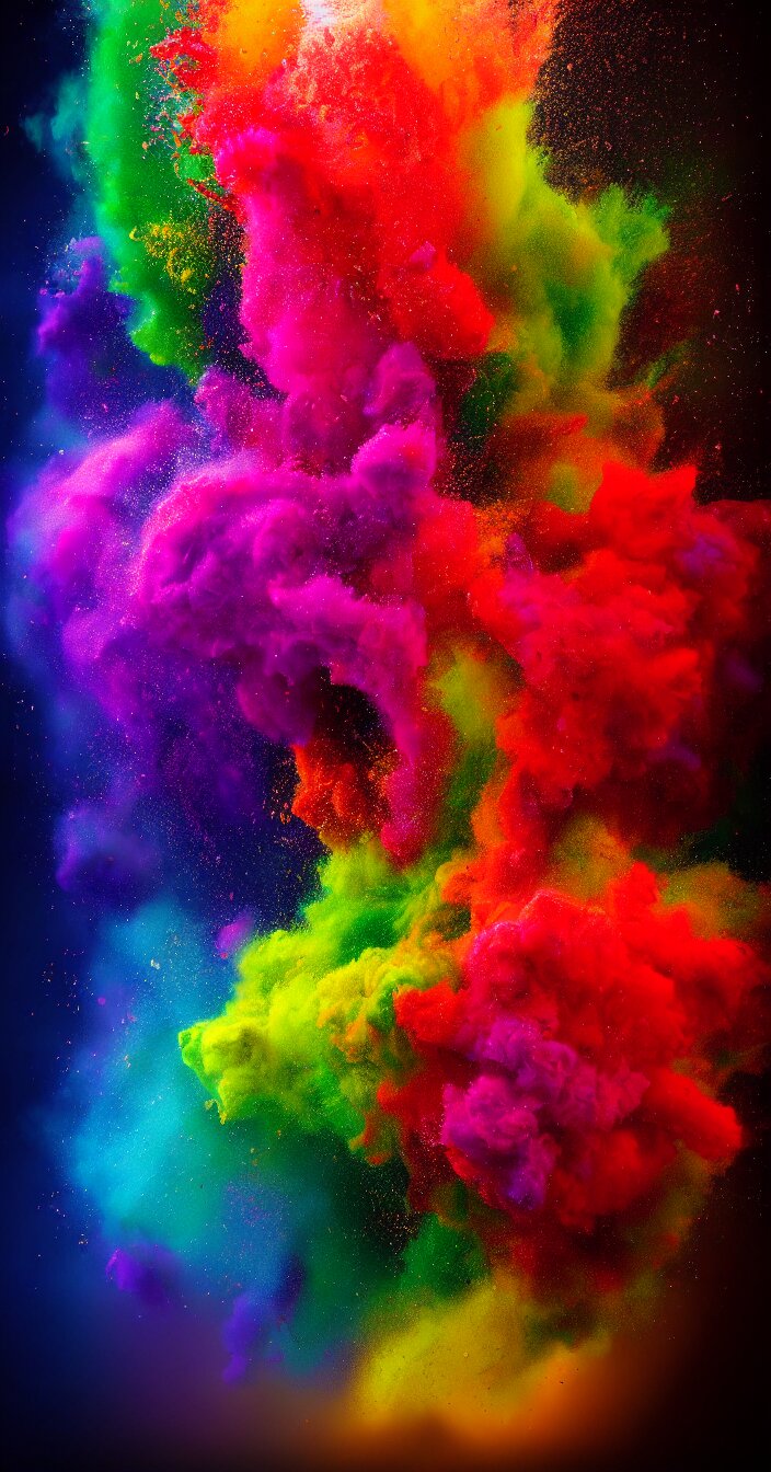 All colors mixed