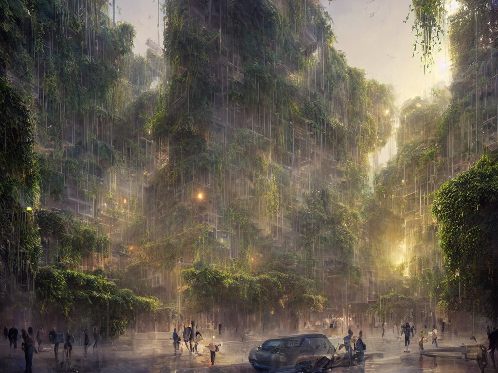 Realistic raining with thunder
