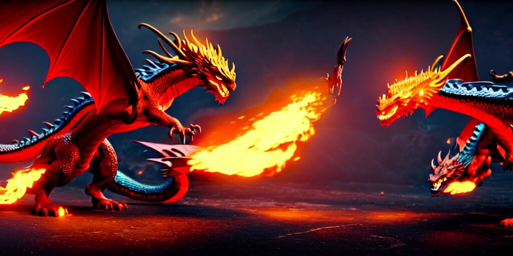 Fire dragon Fighting 
