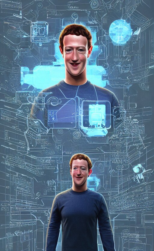 Mark Zuckerberg, the Totally Normal Human, Not an Alien, Has Arrived on Planet Earth to Collect Your Data, Highly Detailed, Award-Winning, Digital Art, ArtStation, 8K. Make it look like real mark Zuckerberg