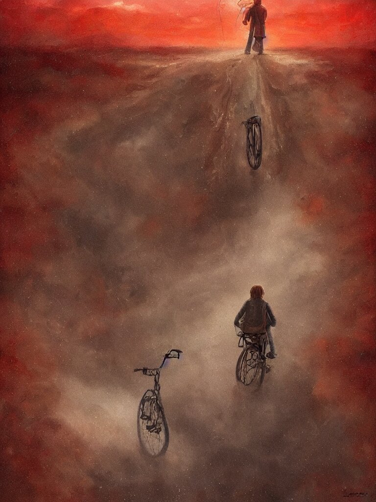 Bike on cloud