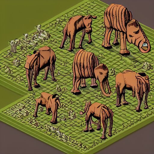 isometric mammoth