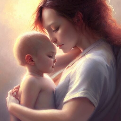 Mom and son