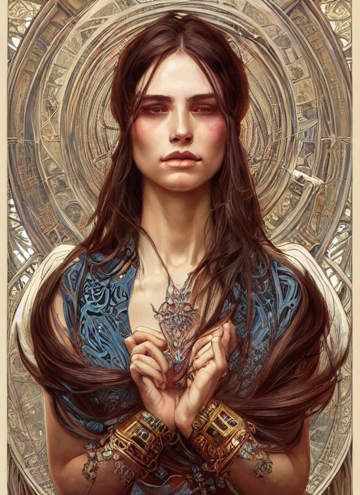 a portrait of a woman that is a representation of argentinian culture, buenos aires, fantasy, intricate, highly detailed, digital painting, artstation, concept art, smooth, sharp focus, illustration, art by artgerm and greg rutkowski and alphonse mucha