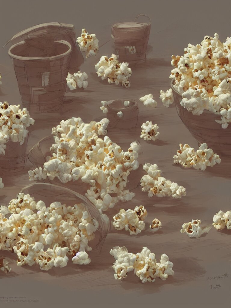 add a gradient to the popcorn