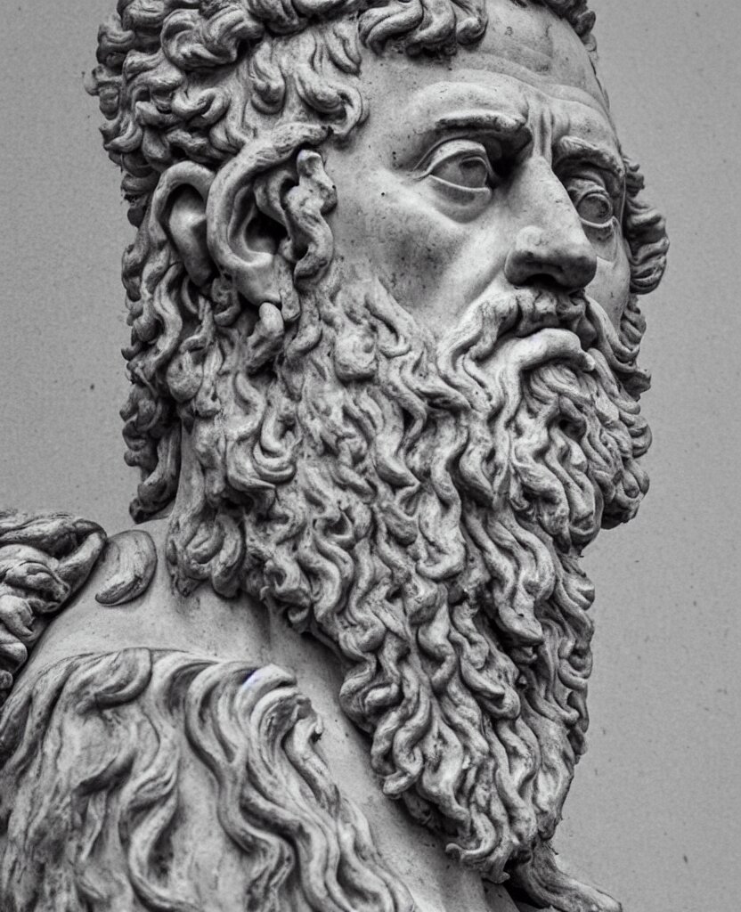 portrait of zeus