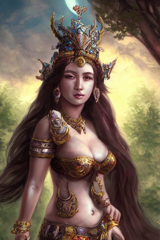 The Goddess of DOS gaming | fantasy art