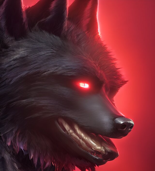 Wolf portrait with eyes of a white tiger in Star Citizen, Hyper Detailed, Digital Art, trending in ArtStation, Cinematic Lighting, Studio Quality, Smooth Render, Unreal Engine 5 rendered, Octane Render, Art Style by Pixar Dreamworks Warner Bros. Disney Riot Games and Overwatch. change the wolf's eyes to those of a white tiger