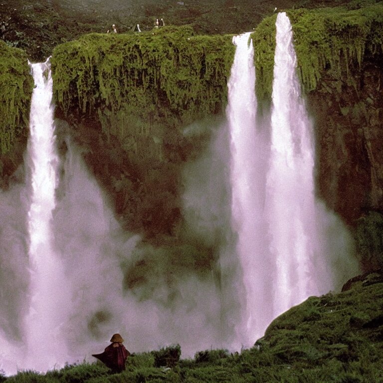 big waterfall