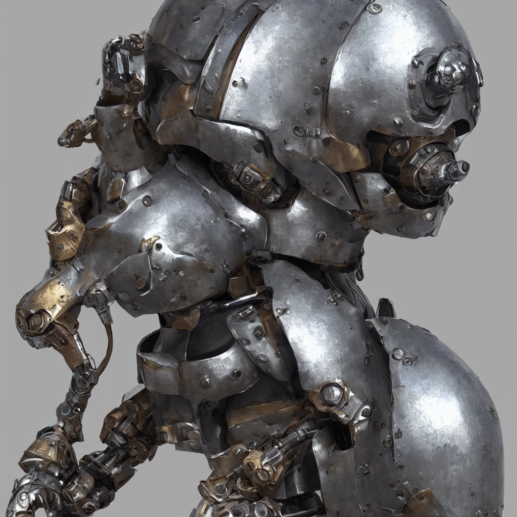 Heavy filter removed all colors, leaving only black and white for medieval mecha helmet, unreal engine, 8 k, ultra realistic, ultra detail. heavily filter out all the colors, leaving only the black and white