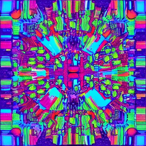 Colourful illusion video