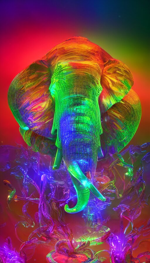 Colour ful Elephant..2.0