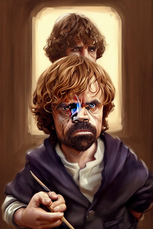 tyrion lannister working in a winery, animation pixar style, by magali villeneuve, artgerm, jeremy lipkin and michael garmash, rob rey and kentaro miura style, golden ratio, trending on art station