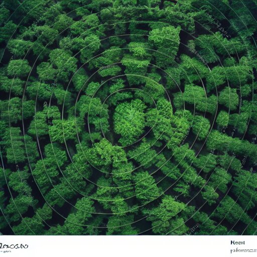 maze cercles forest