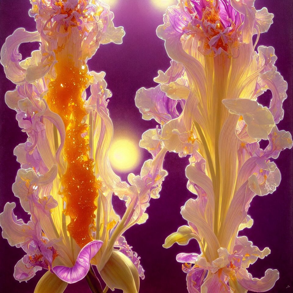 dandalion orchids clear photo 