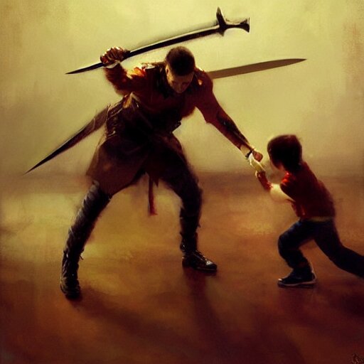 Fight with a sword anywhere