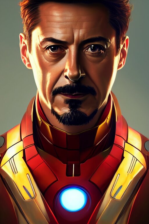 zelensky as tony stark, portrait, iron man, highly detailed, digital painting, artstation, concept art, smooth, sharp focus, illustration