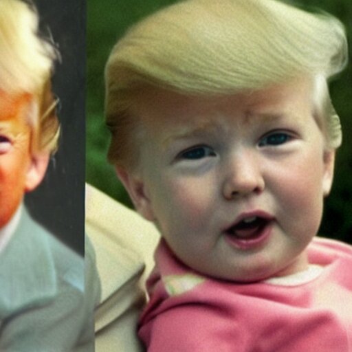 A baby from to old man 