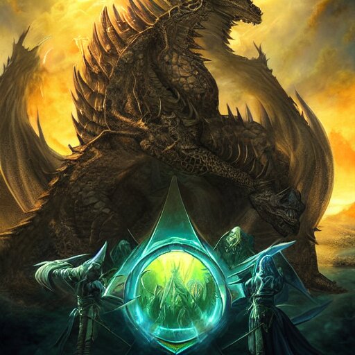 In ancient times, within the hallowed pyramids, Six dragons of exceptional abilities came into Existence