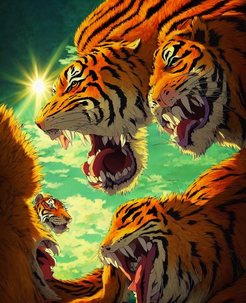 Tiger fight 
