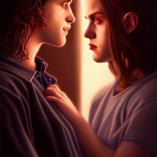 Two lovers Romeo and Juliet