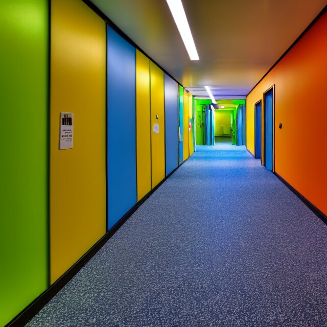 Colour full bulding