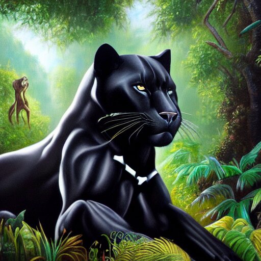 black panther attack