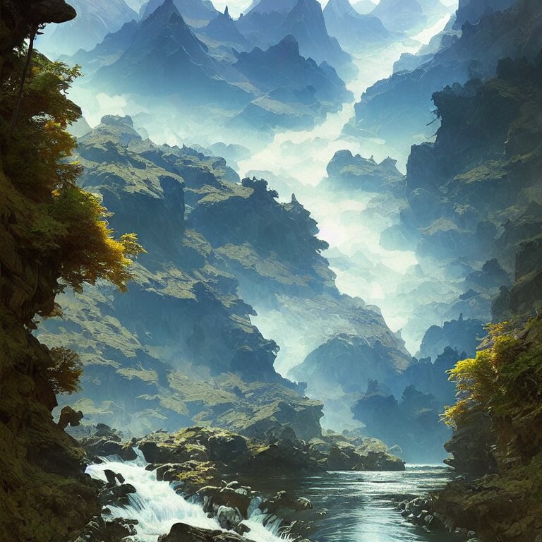 Beautiful scenery in china