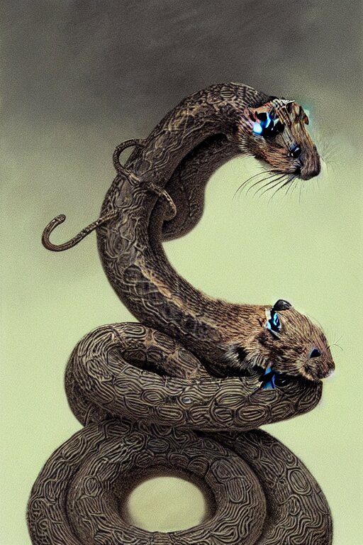 Snakes with Mani 