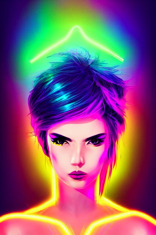Neon colour 