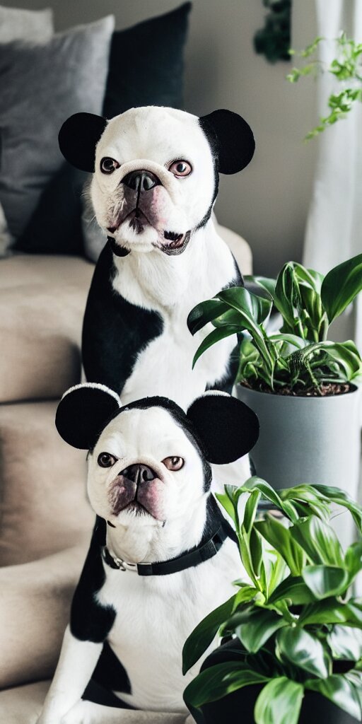 Cow and dog 