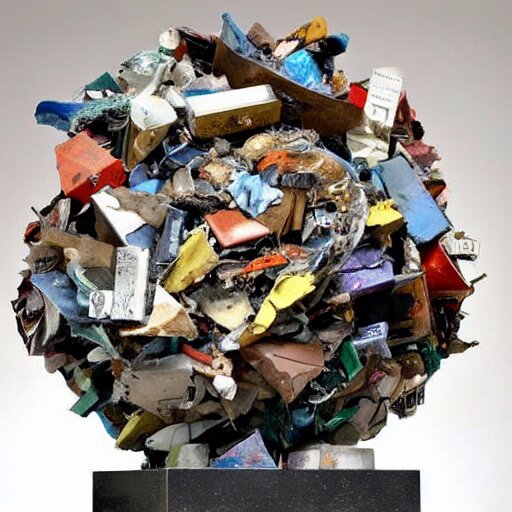 mountain of papers on top of the earth