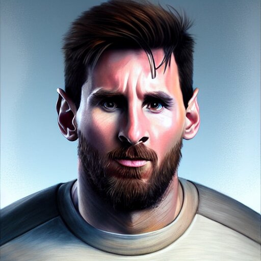 messi as giga chad, d & d, fantasy, portrait, highly detailed, headshot, digital painting, trending on artstation, concept art, sharp focus, illustration, art by artgerm and greg rutkowski and magali villeneuve