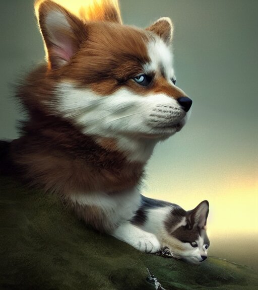 Cat and dog