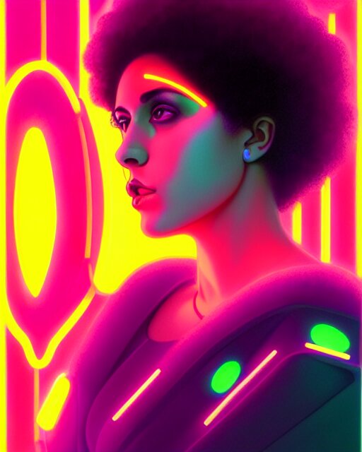 symmetry portrait of poly styrene, neon, day glo, mannequin, sci - fi, tech wear, glowing lights intricate, elegant, highly detailed, digital painting, artstation, concept art, smooth, sharp focus, illustration, art by artgerm and greg rutkowski and alphonse mucha