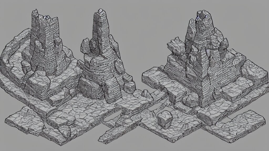 building an isometric village