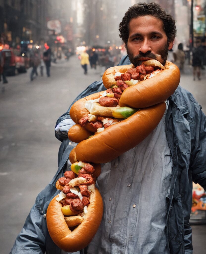 Human eating human