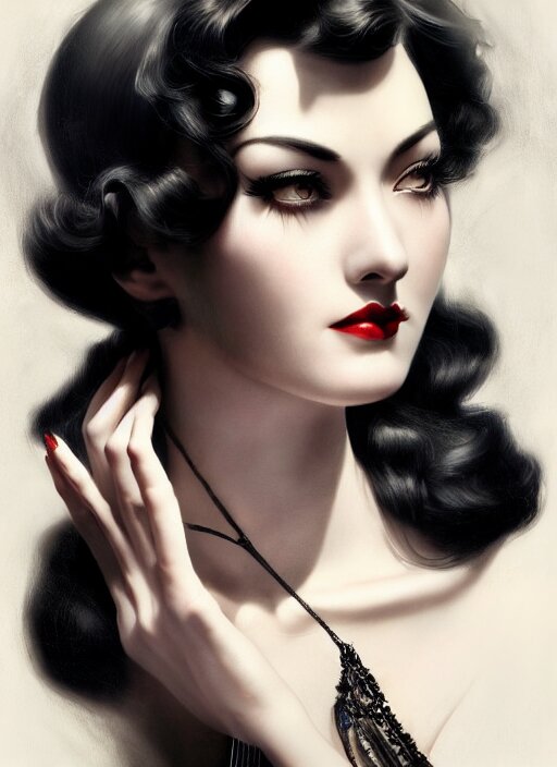 a beautiful lady in her fantastic attitude 