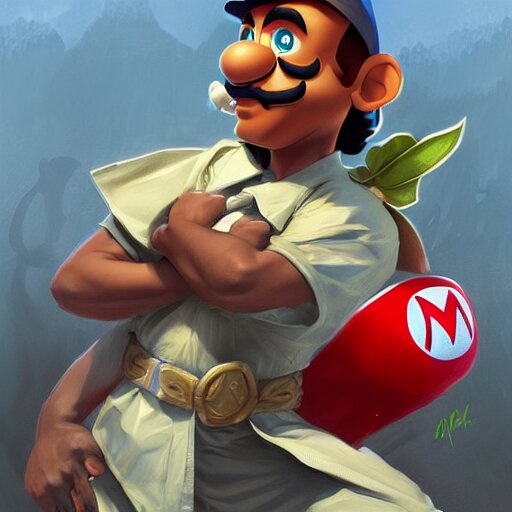 Brack obama as super mario, highly detailed, digital painting, artstation, concept art, smooth, sharp focus, illustration, art by artgerm and greg rutkowski and alphonse mucha
