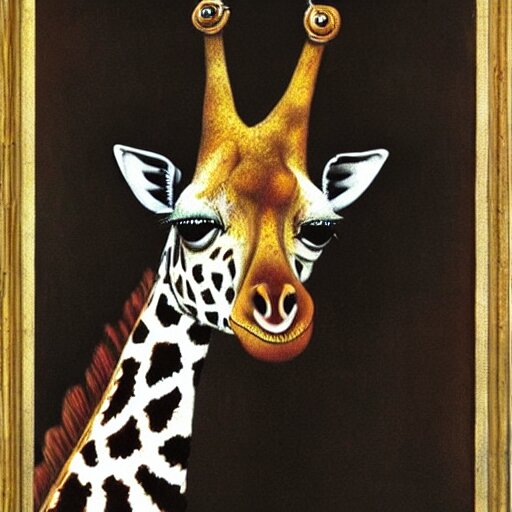 a giraffe by salvador dali 