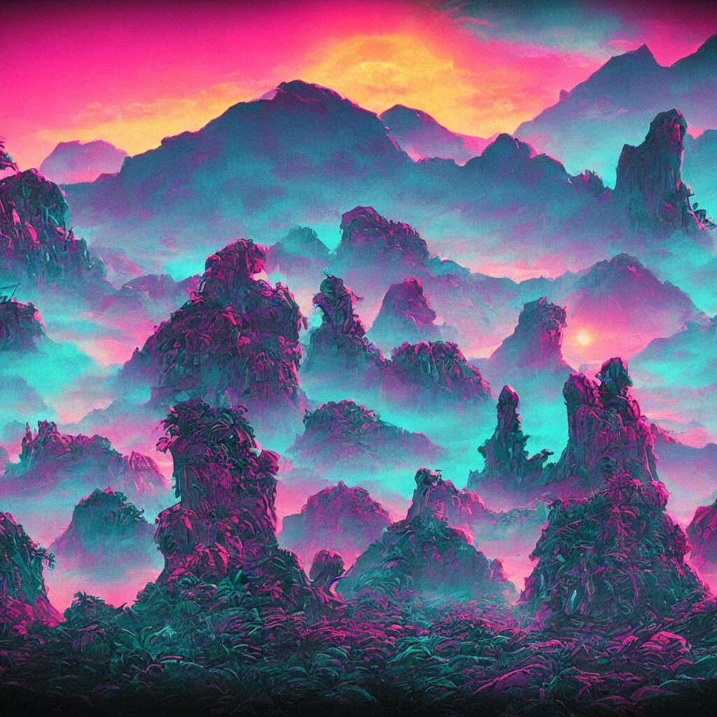 80s landscape photo, ET, goonies, retrowave, synthwave with a touch of the 80s. 80s landscape photo, ET, goonies, retrowave, synthwave