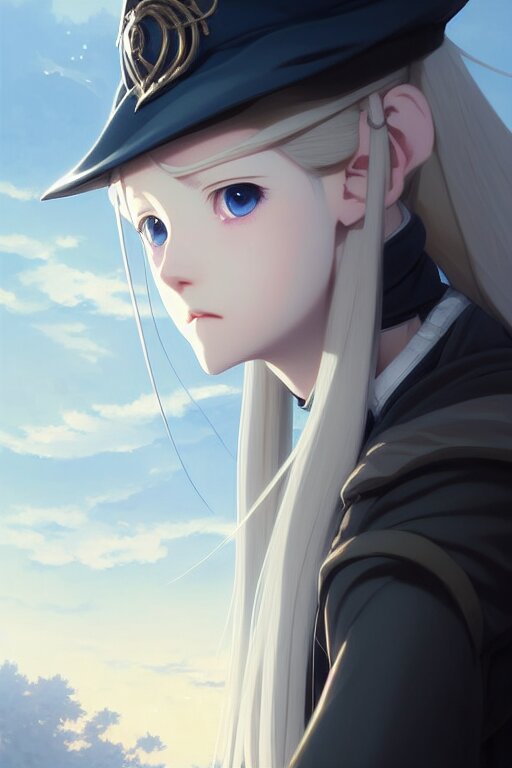 baroque oil painting character ln illustration concept art lotr anime key visual portrait | young female nazi maid | long flowing blonde hair blue eyes | symmetrical perfect face fine detail delicate features quiet gaze | full black military uniform | gapmoe kuudere bokeh | trending pixiv fanbox | by greg rutkowski makoto shinkai takashi takeuchi studio ghibli 